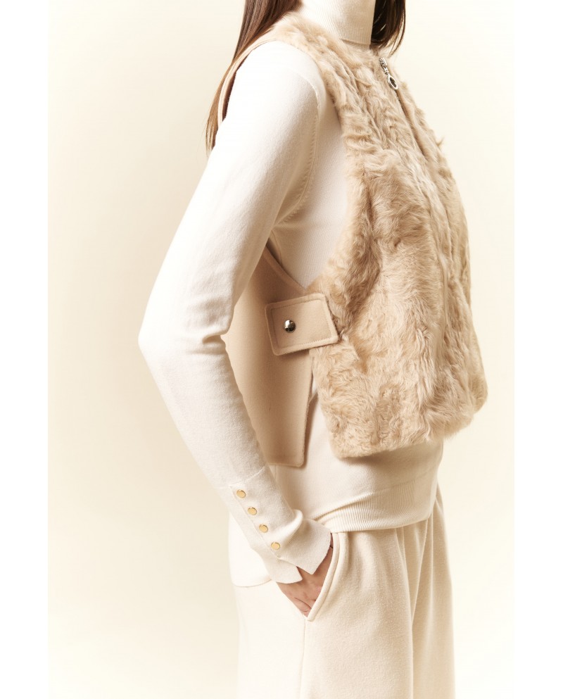 BUN 154 | Fur and Cashmere Vest