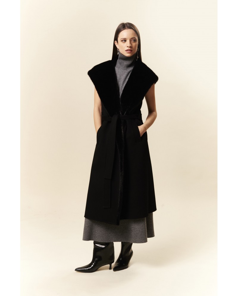 BUN 157 | Fur and Cashmere Vest