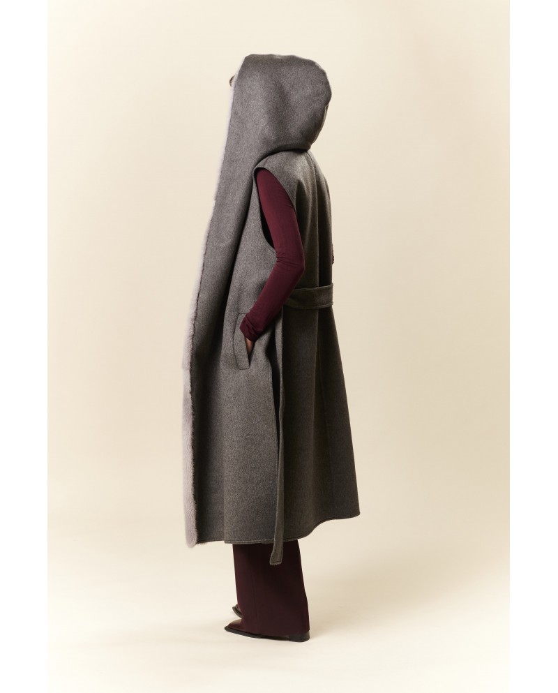 BUN 157 | Fur and Cashmere Vest