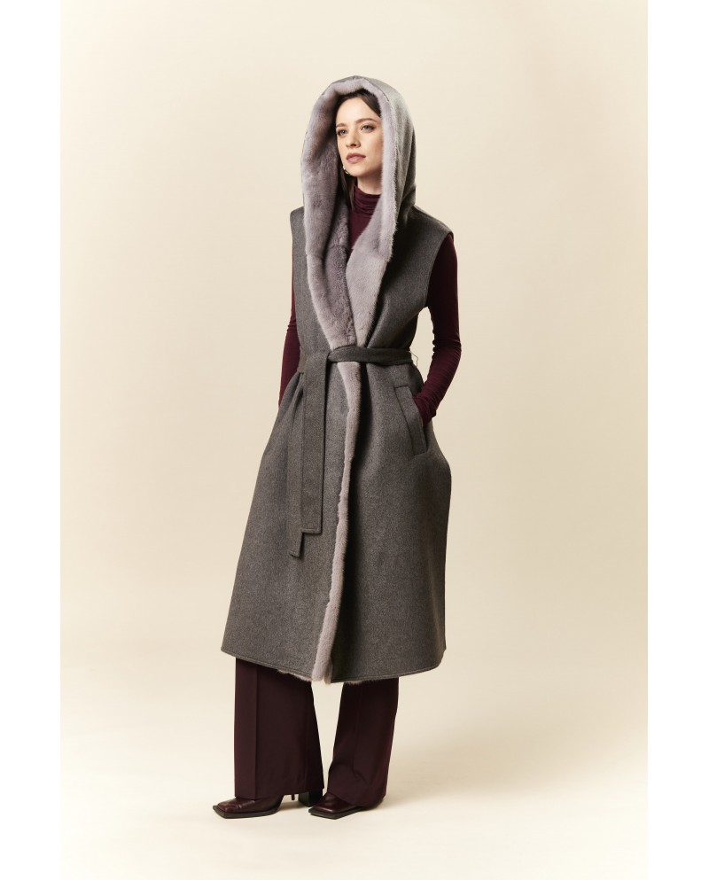 BUN 157 | Fur and Cashmere Vest