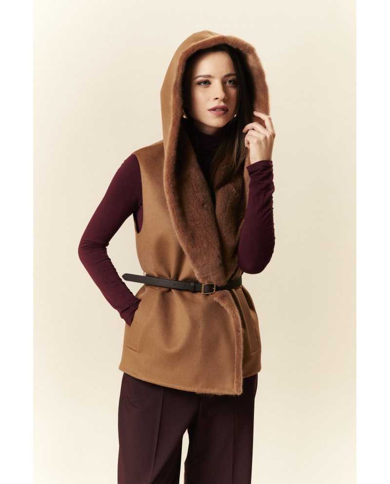 BUN 158 | Fur and Cashmere Vest