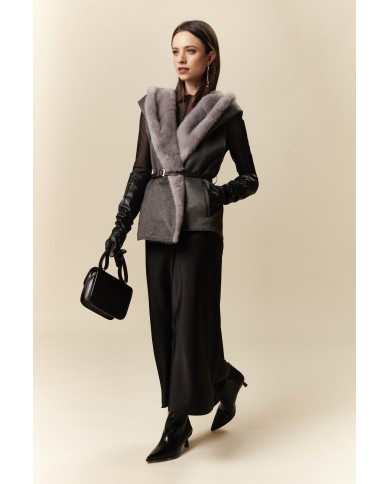 BUN 158 | Fur and Cashmere Vest