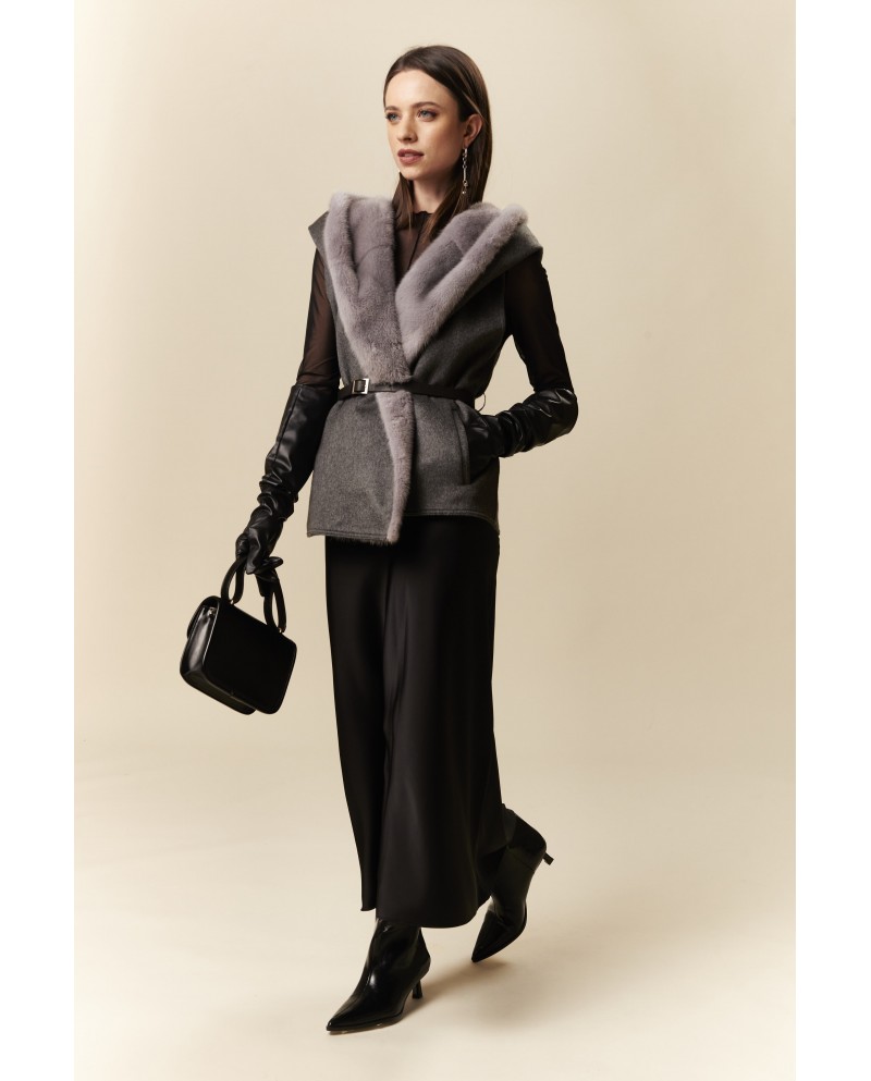 BUN 158 | Fur and Cashmere Vest