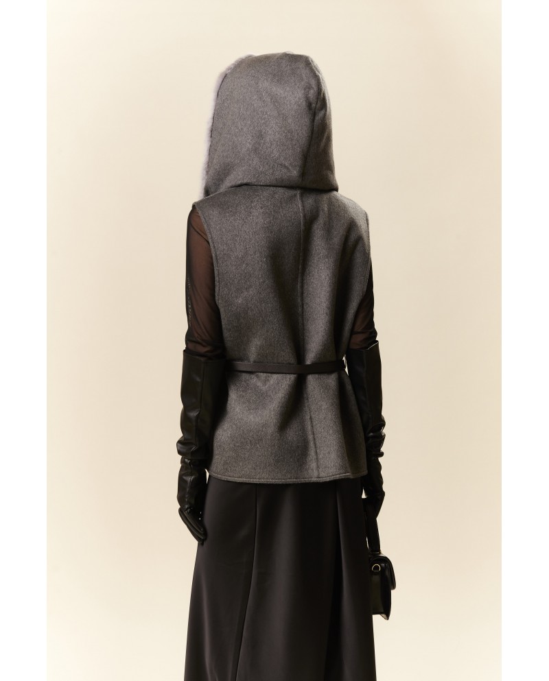 BUN 158 | Fur and Cashmere Vest