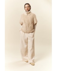 BUN 151 | Fur and Wool Knit Vest