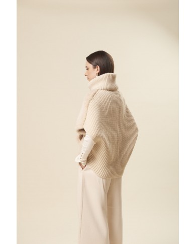 BUN 151 | Fur and Wool Knit Vest