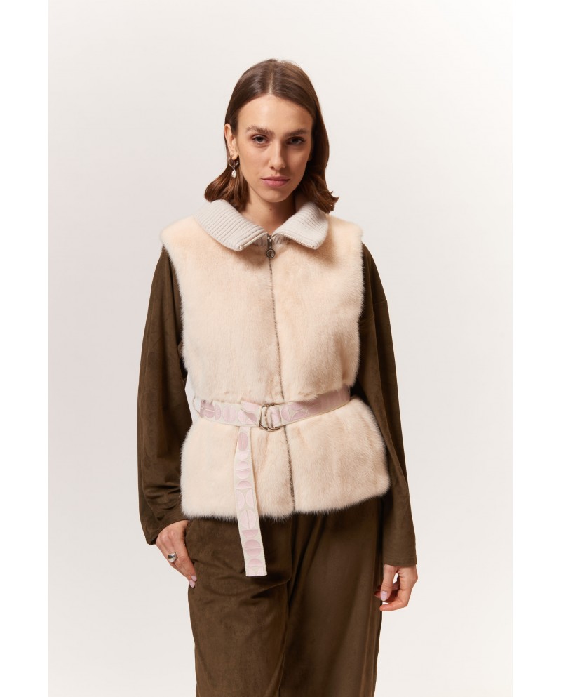 BUN 118 | Mink and Knit Vest