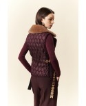 BUN 96 | Quilted Vest with Fur Collar