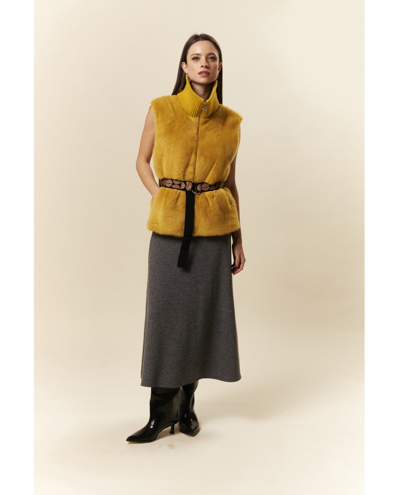 BUN 118 | Mink and Knit Vest