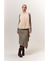 BUN 147 | Gilet in visone e maglia