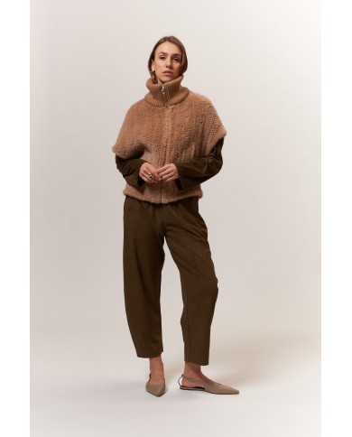 BUN 151 | Gilet in Visone Tricot