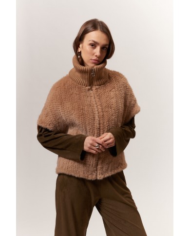 BUN 151 | Gilet in Visone Tricot