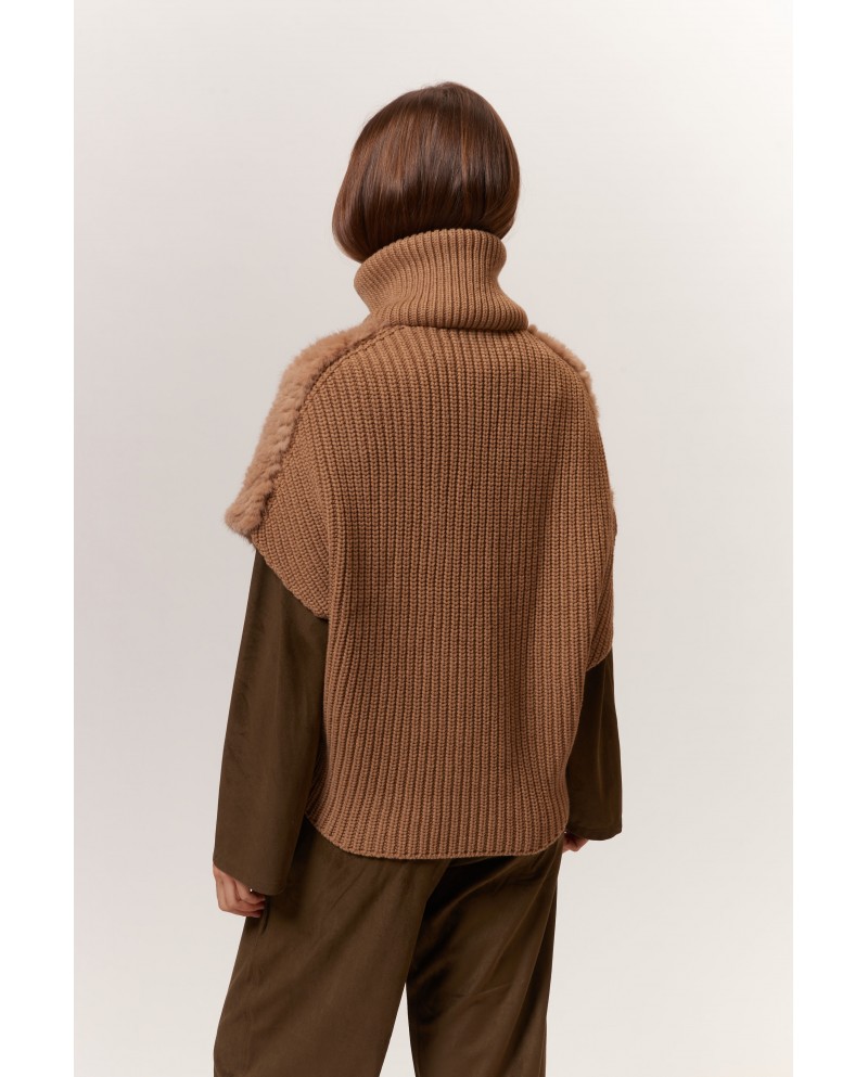 BUN 151 | Gilet in Visone Tricot