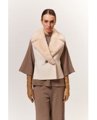 BUN 153 | Gilet in visone e cashmere