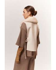 BUN 153 | Gilet in visone e cashmere