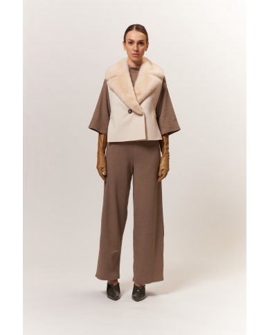 BUN 153 | Gilet in visone e cashmere