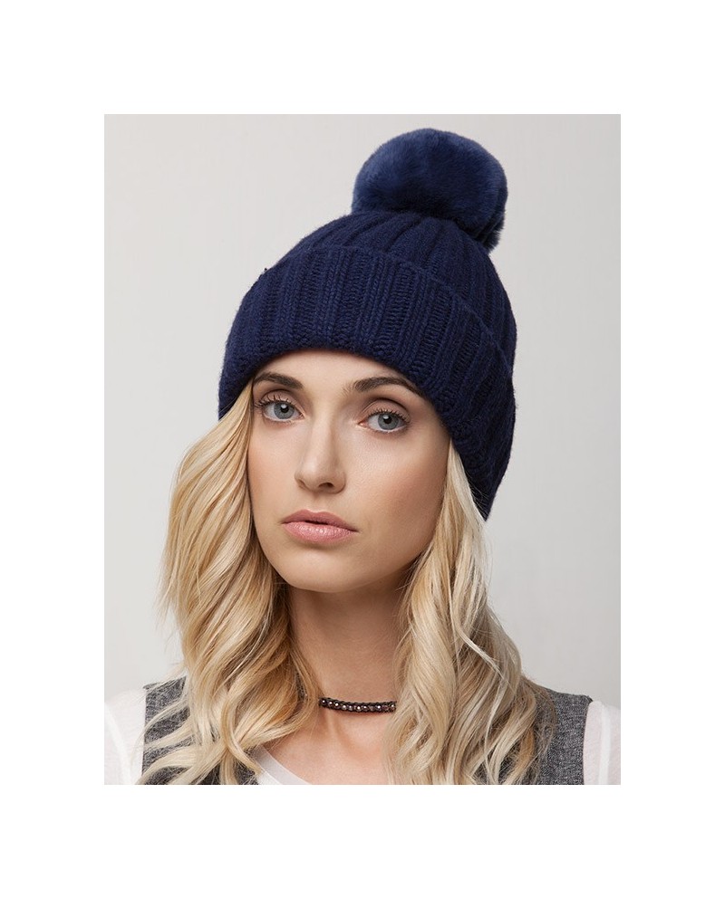Wool Hat with pom pom